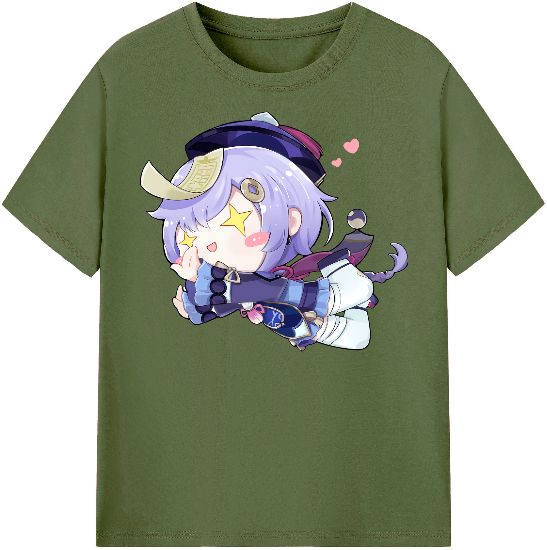 げんし神 七七 なな  genshin Nana 綿100％半袖Tシャツ（フロントプリント）